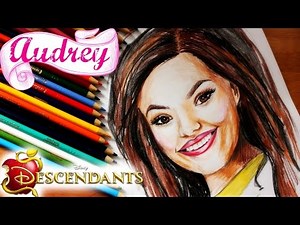 DISNEY DESCENDANTS Learn How to Draw AUDREY Speed Drawing