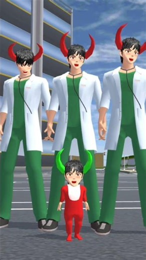 Polisi Dr. Zombie #sakura #Video vril #game School#Funny video#Trending video#Short vril#$$$