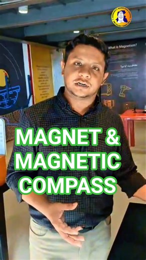 Magnet 🧲 & Magnetic Compass #shorts #viral #trending #ytshorts #youtubeshorts #science