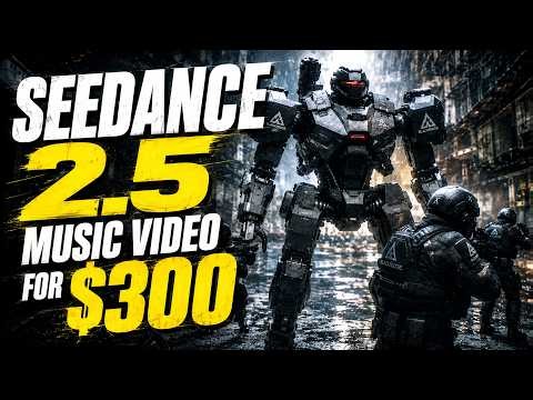 I Made a $300 Sci Fi Music Video Using Seedance 2.5