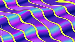 a moving shape retro hypnosis motion pulse science waveform electronics distorted waves contrast colorful physics hypotheses vintage pulsing psychedelic technology shapes transient background video