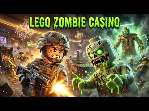 LEGO Zombie Outbreak at Casino Resort | Lego Zombie | Lego Animation