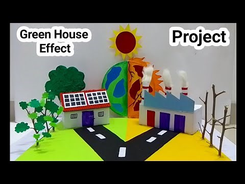 "Greenhouse Effect Model | Global Warming School Project Idea"