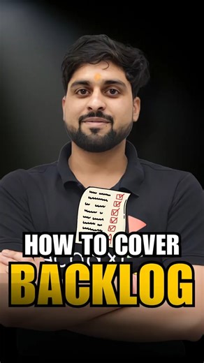 Backlog Kaise Clear Karein? NVE Sir’s Top Advice for JEE & NEET Students