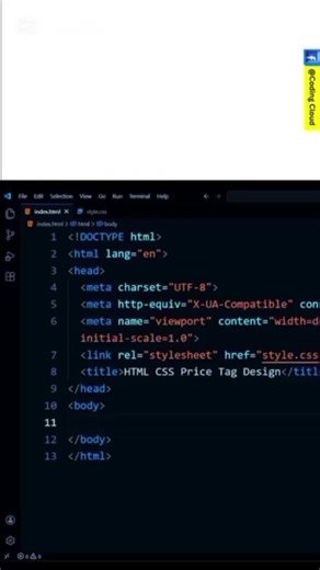 How to create CSS Price Tag using Html and Css #programming #developpementpersonnel #web #frontenddeveloper #websites#websitesyouneed #websites