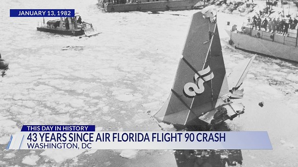 'We're going down': 43 years since Air Florida Flight 90 crashed into the 14th Street Bridge