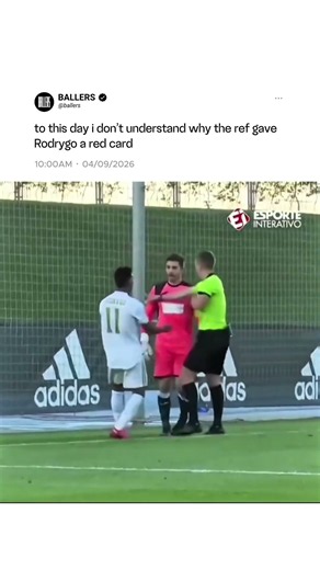 Rodrygo got a red card just because he scored??? 🤯