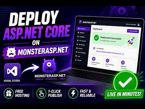 Deploy .NET Application Using MonsterASP.NET