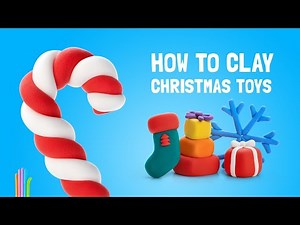 CHRISTMAS TREE TOYS DIY | How to clay Christmas tree ornaments