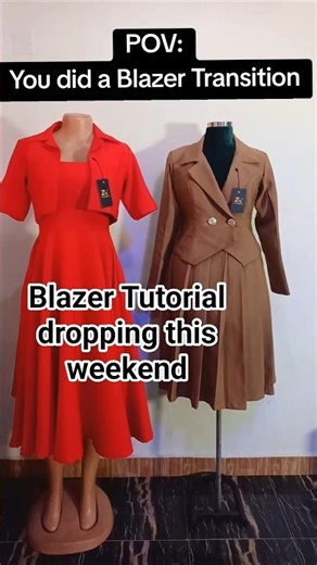 How to cut and sew blazer. Tutorial drops this weekend. #blazer #patterndrafting