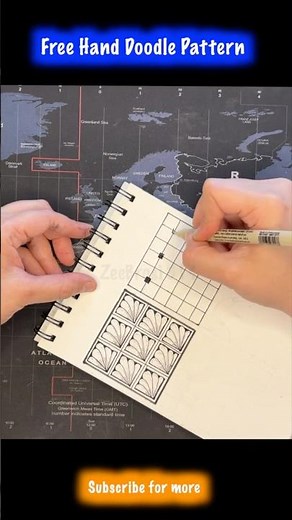 #7 Easy Doodle Patterns | Step-by-Step Art Tutorial for Beginners #shorts #ArtMadeEasy #DoodleArt