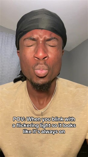 POV: The Flicker of a Light and Blinking Eyes