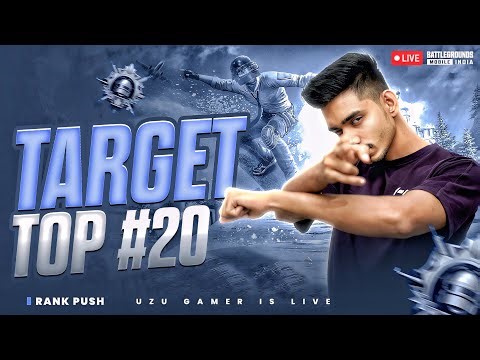 ROAD TO TOP 20 | CONQUEROR RANK PUSH DAY 10 | BGMI LIVE | UZU GAMER
