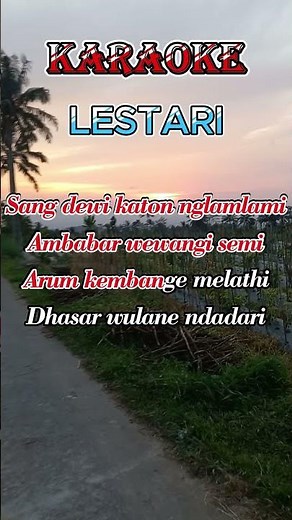 KARAOKE LESTARI Niken Salindry | Tanpa Vokal & Lirik Full 🎤 #dangdut #karaoke #shorts