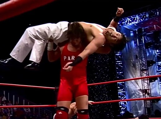 The Chronicles Of Wrestling on Instagram: "🌩 March 19, 2001 — The Final WCW Thunder On a night that marked the end of an era, fans were given a fleeting glimpse of what could have been. In one of the standout matches on the final episode of WCW Thunder, the team of Kaz Hayashi & Yang went head-to-head with a young, hungry duo: AJ Styles & Air Paris. 🐉🚀 It was fast. It was explosive. It was unlike the WCW of old. Four innovative talents brought a fresh, high-flying energy that hinted at an alt