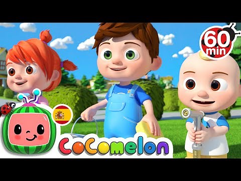 CoComelon en Español | Lavemos el auto | Compilación de Canciones Infantiles
