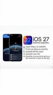  iOS 27 — Massive AI & Satellite Upgrades 🚀📱