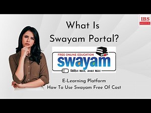 What Is Swayam Portal - Swayam Portal| E-Learning Platform|How To Use Swayam Free Of Cost..