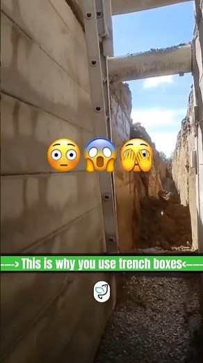 Why you use trench boxes #ecoonline #safetyfirst #constructionsafety