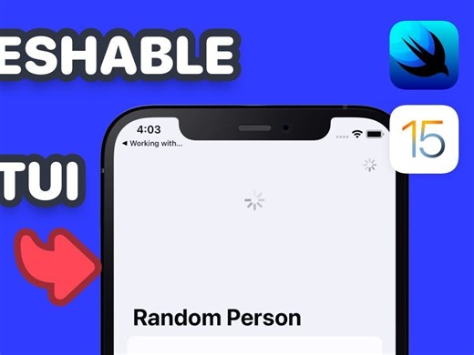 SwiftUI实现列表数据下拉刷新