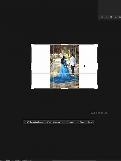 Photoshop Generative Expand 🔥 | AI Magic for Seamless Photo Extension (Pro Tutorial) #short