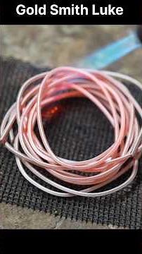 how to make a silver wire | jewelry making | Gold Smith Luke #silverwire #jewelry #handmadewire
