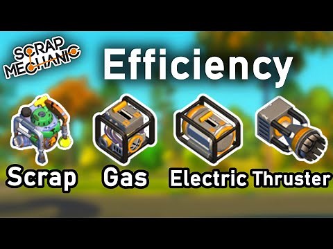 How Fuel Efficiency & Consumption Works - Scrap Mechanic Science!