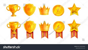 Winner Golden Trophy Vector Cup Illustration Stock Vector (Royalty Free) 2038336844 | Shutterstock