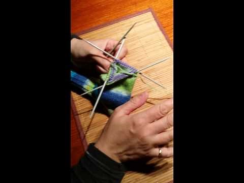 Grafting et diminution pour chaussette par Artisanat du Nord