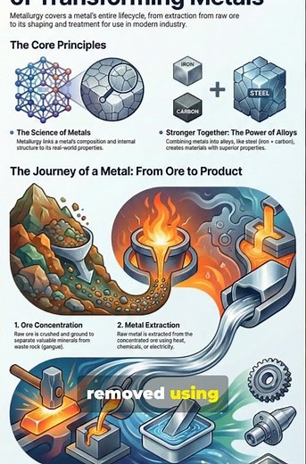 Metallurgy Explained: From Rock to Metal | Part 1 #metallurgy #metal #science #part1 #metaldetector