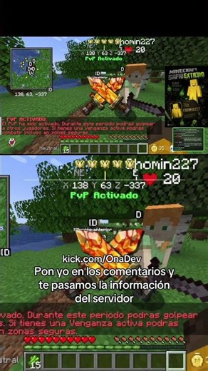 Servidor de minecraft extremo 3 con lods para java #minecraft #minecraftextremo3 #auronplay