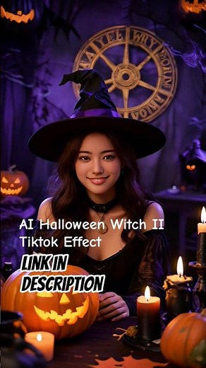 🎃✨TIKTOK EFFECT✨ AI Halloween Witch II TikTok Effect #TikTokEffect #HalloweenFilter #imaginemoreai