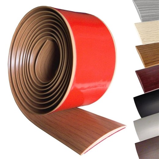 MUSASI Self Adhesive Floor Transition Strip Carpet To Tile Wear-resistant Edging Trim Strip Practical Wood Grain Floor Joining Strip for Doorway | Lazada PH