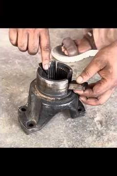 How to Restore a Flange Yoke Coupling Without Replacement #shorts #restoration #workshop #auto