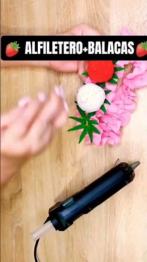 DIY: Pincushion Ring, Bracelet & Strawberry Balaca 🍓💍✨#asiulmanualidadesdiy #tutorial #shortvideo