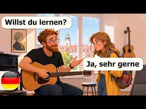 25 Minutes of Easy German Conversations | 10 Dialogues About Skills and Hobbies (A1-A2)