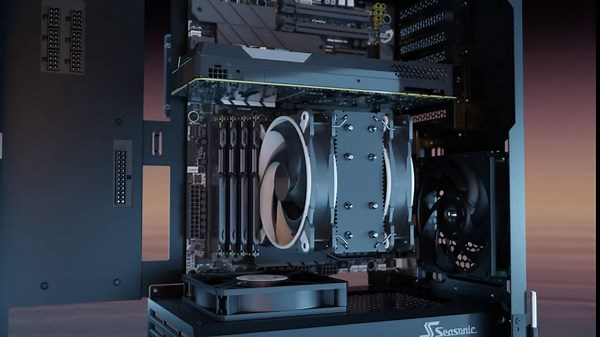 Seasonic Syncro Q704 Mid-Tower ATX PC Case + DPC-850 PSU (850 W/ATX 12 V/80 Plus Platinum Certified/Fully Modular Power Supply Unit) + Connect Module