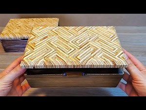 Patterned Plywood Box Series Ep. 3 | Imperfect Builds, Stunning Patterned Plywood Results