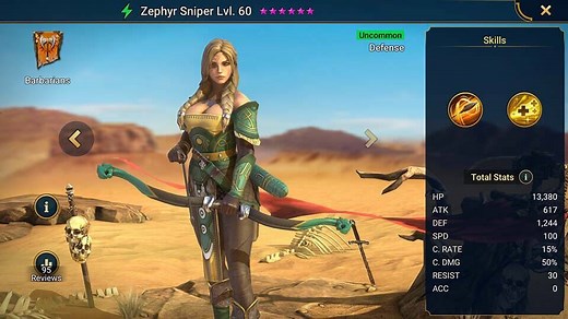 Zephyr Sniper - HellHades - Raid Shadow Legends