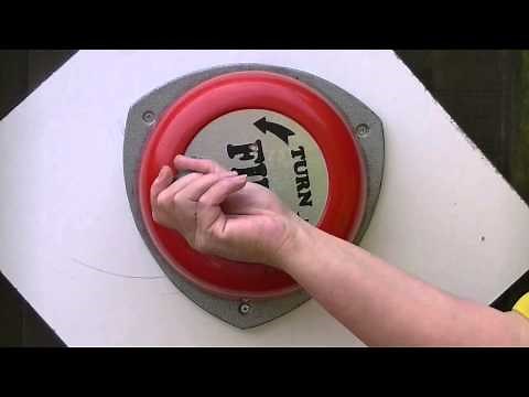 Manual fire bell, at least it will never need new batteries.