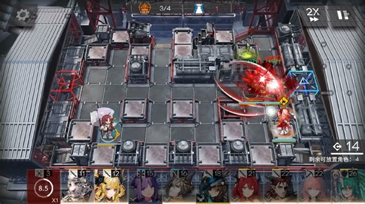 明日方舟16-12沙盘通关