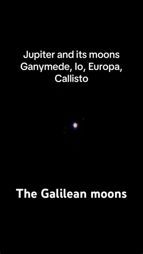 Captured using a 70mm Telescope, Similar to what Galileo used to identify Jupiter in 1610AD #space