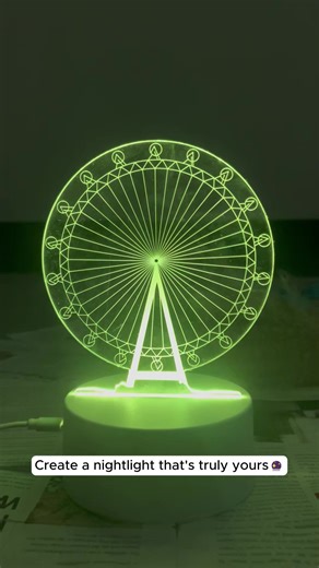 Store-bought night lights too childish or generic? Make one that perfectly matches your taste! Use this engraving pen to bring your design to life on any lampshade—vintage patterns, inspiring quotes, your pet's silhouette. From now on, what lights up the dark is 100% you. #engravingpen #engravingmachine #diy #gifts #engraving