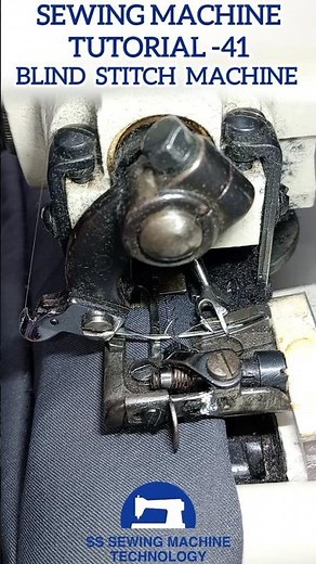 Sewing machine tutorial -41 | Blind Stitch Machine with Perfect Hidden Stitch | Blind hem machine