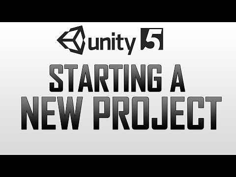 Starting a new project / Importing standard assets in Unity 5