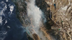 Camp Fire time-lapse: How smoke plume spread over Northern California