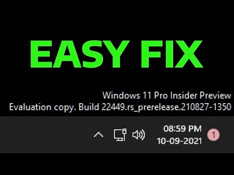 How To Remove Evaluation Copy Watermark On Windows 11 Insider