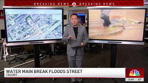 Water main break causes flooding in Northeast Philly neighborhood