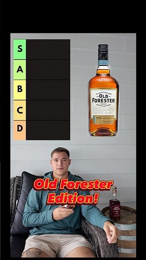 Ranking the Old Forester Lineup (Tier List)