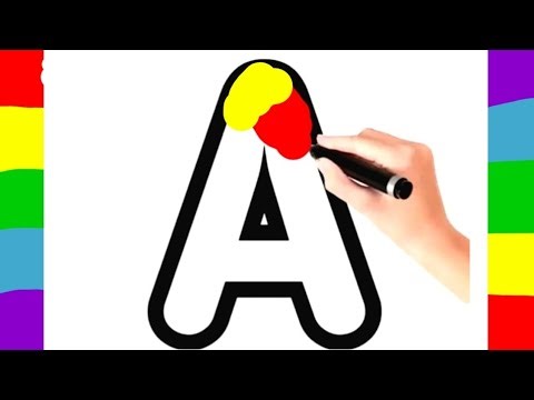 A to Z tracing| ABC TRACING AND colouring| ABCD tracing for kids| Alphabet tracing and colouring